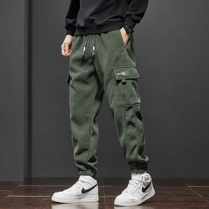 Pantaloni cargo elastici da uomo