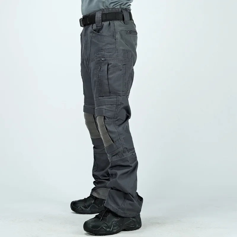 Pantaloni scout cargo blu