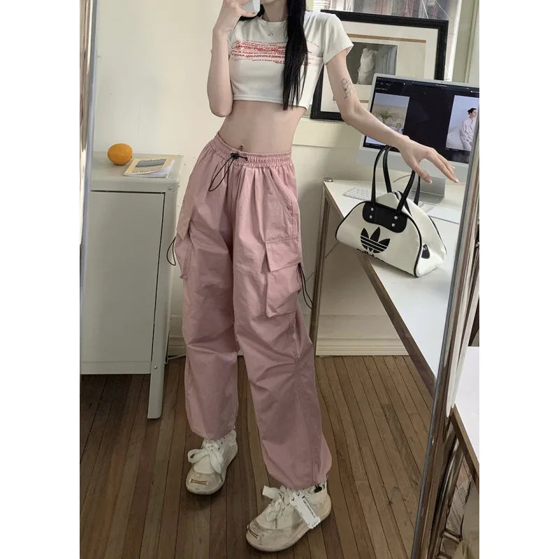Pantaloni cargo grandi da donna
