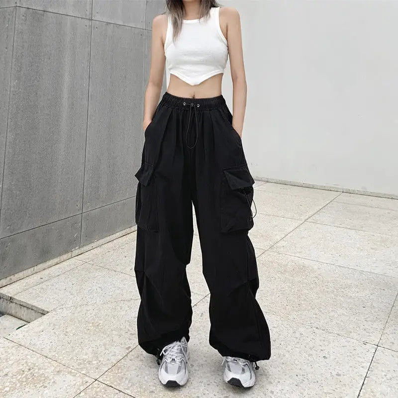 Pantaloni cargo grandi da donna