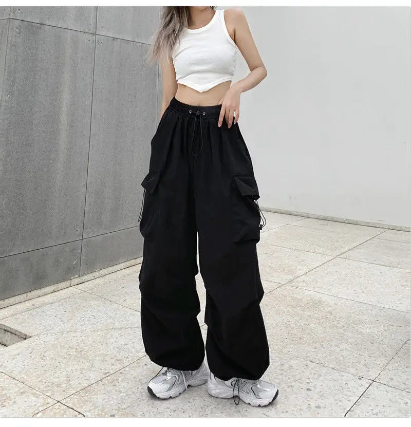 Pantaloni cargo grandi da donna