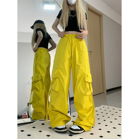 Cargo gialli pantaloni