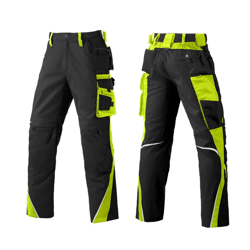 Pantaloni cargo da lavoro da uomo colore nero