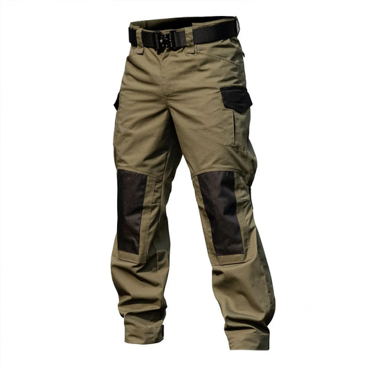 Pantaloni cargo da moto colore verde