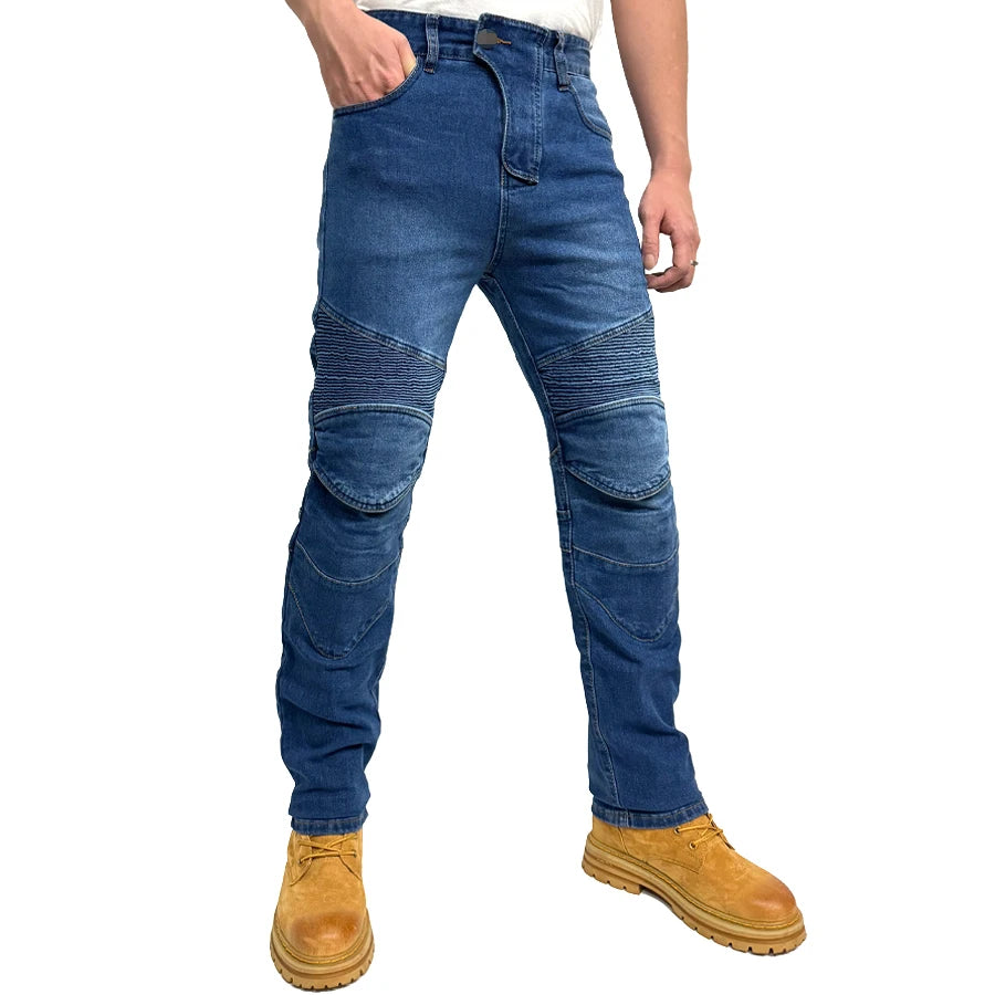 Pantaloni cargo da moto da uomo