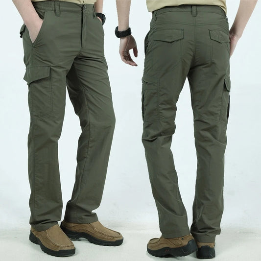 Pantaloni cargo da uomo con cinturino