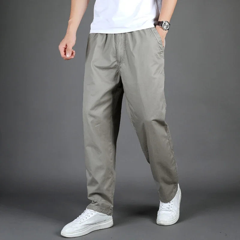 Pantaloni cargo da uomo in cotone