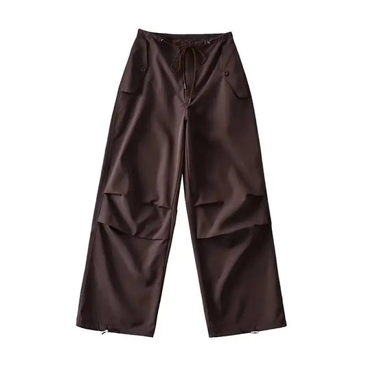 Pantaloni cargo fluidi da donna