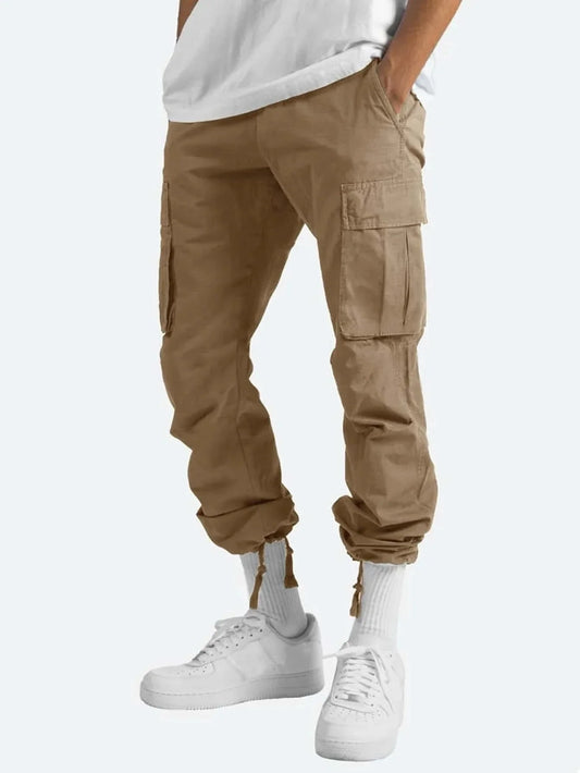 Pantaloni cargo grandi kaki