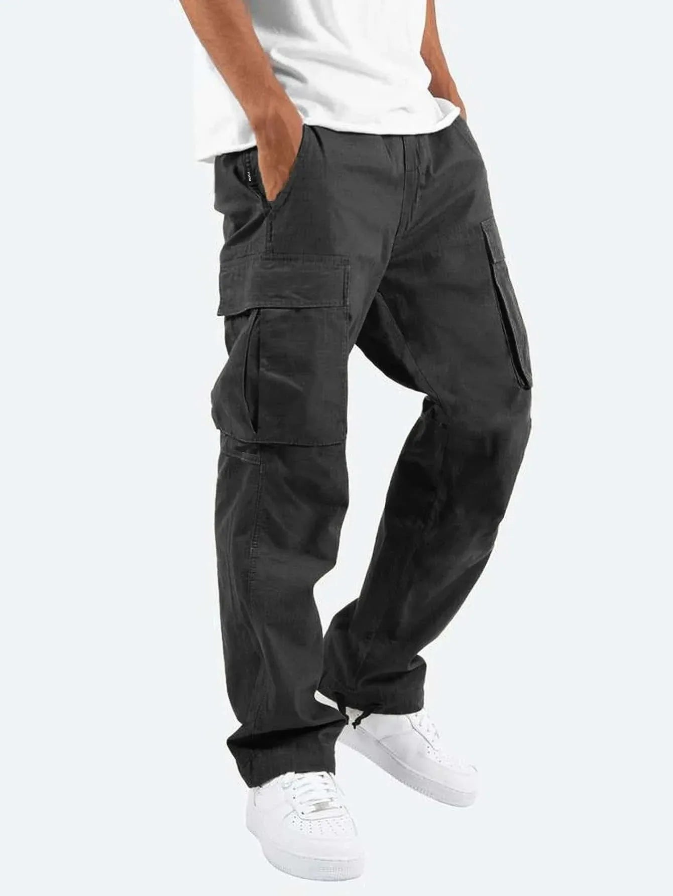 Pantaloni cargo grandi nero