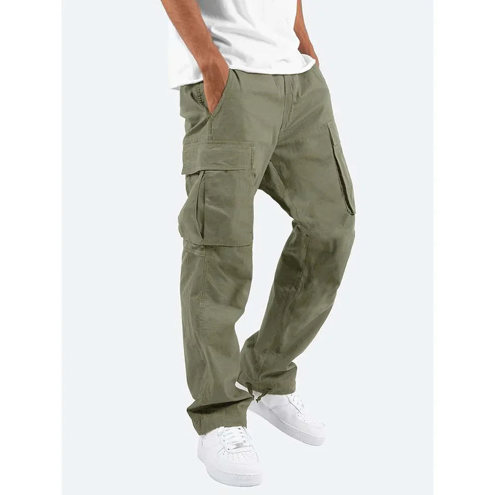 Pantaloni cargo grandi verde