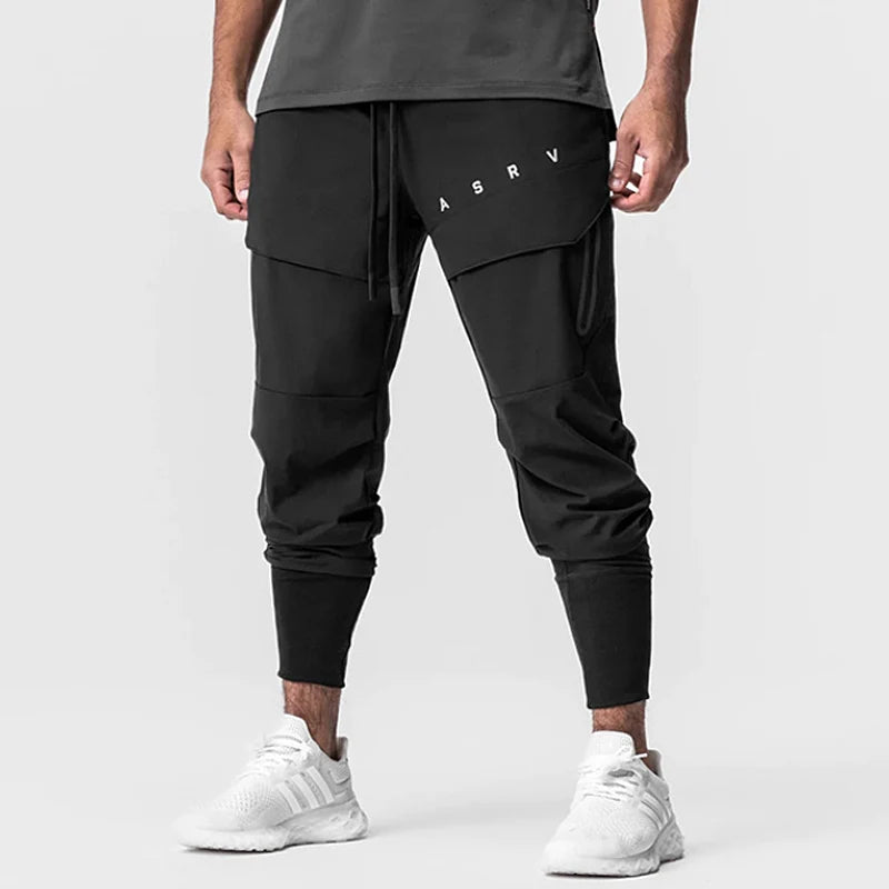 Pantaloni cargo neri da uomo