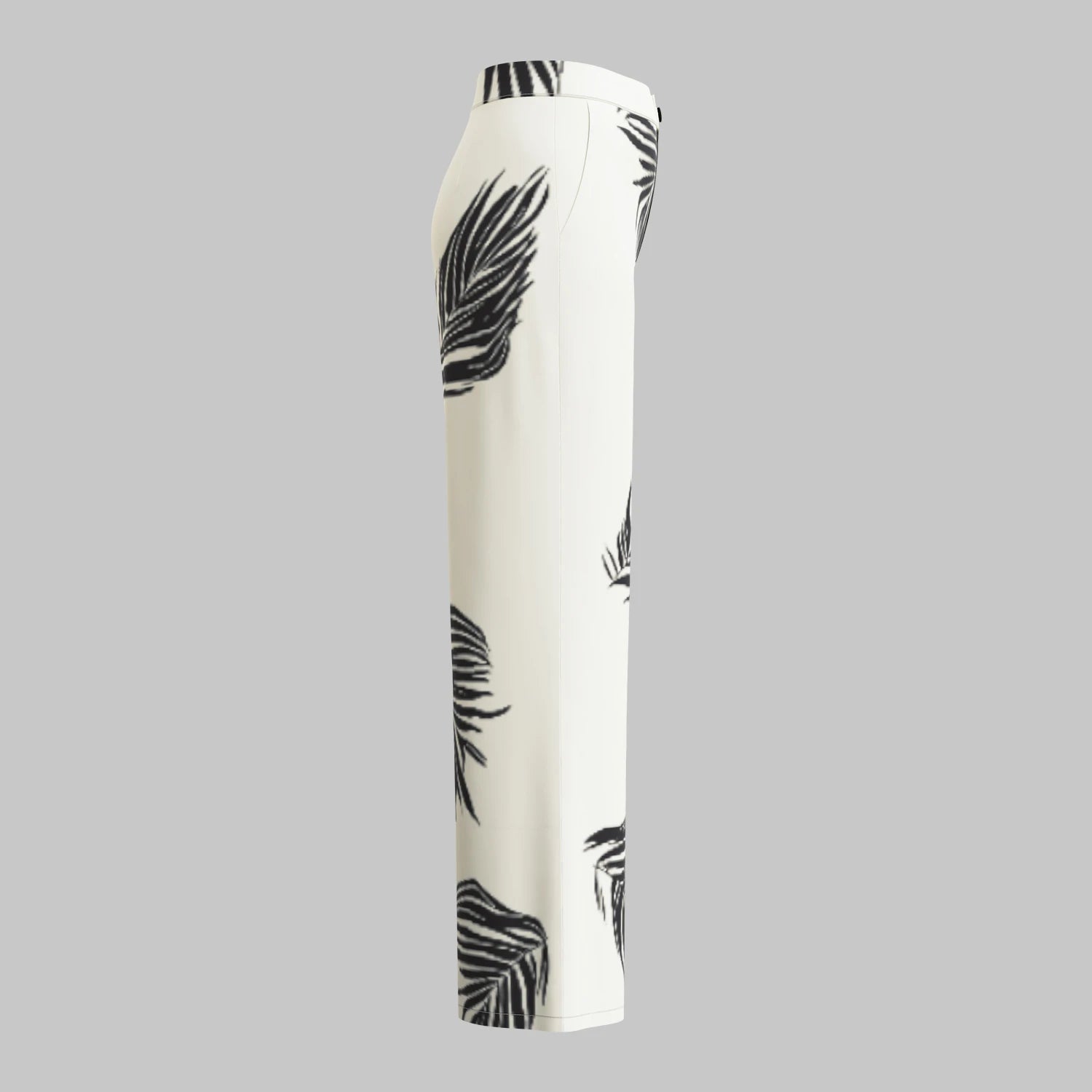 Pantaloni cargo slim-fit da donna vista laterale