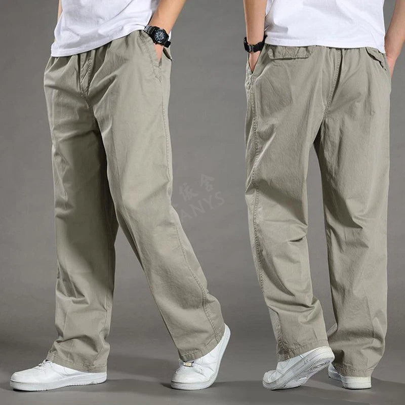 Pantaloni cargo subdued grigio chiaro