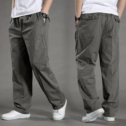 Pantaloni cargo subdued grigio scuro