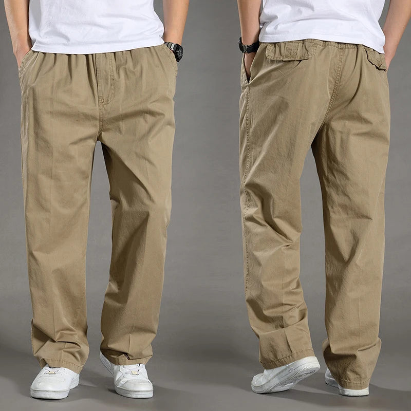 Pantaloni cargo subdued khaki