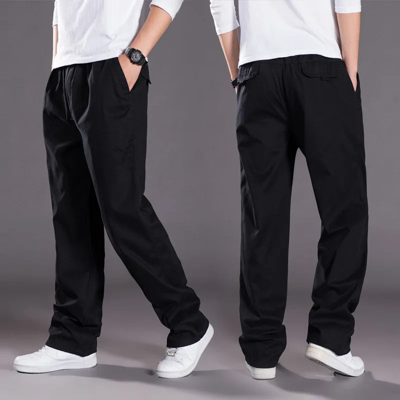 Pantaloni cargo subdued nero