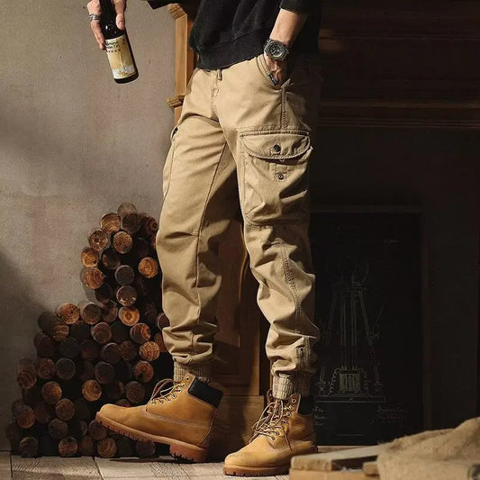 Pantaloni cargo tecnicci beige