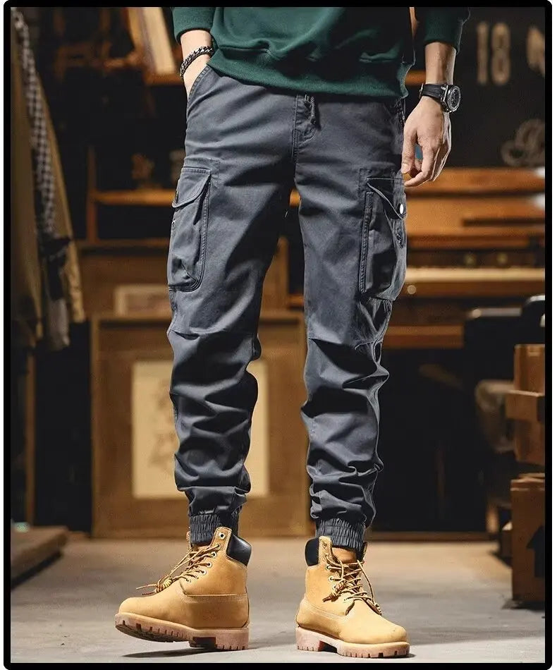 Pantaloni cargo tecnicci grigio
