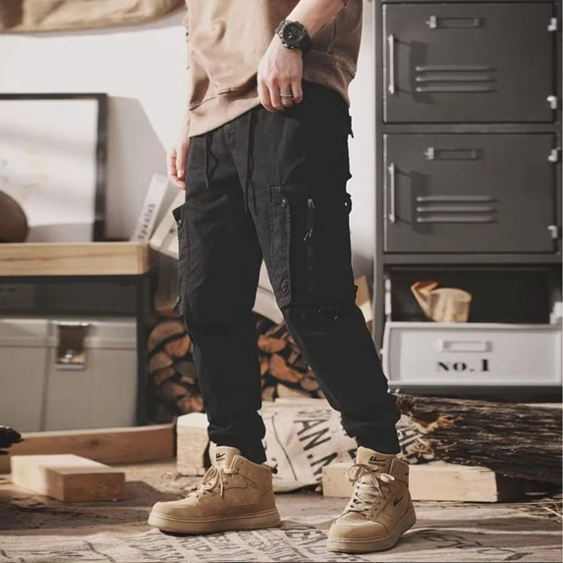 Pantaloni cargo tecnicci nero
