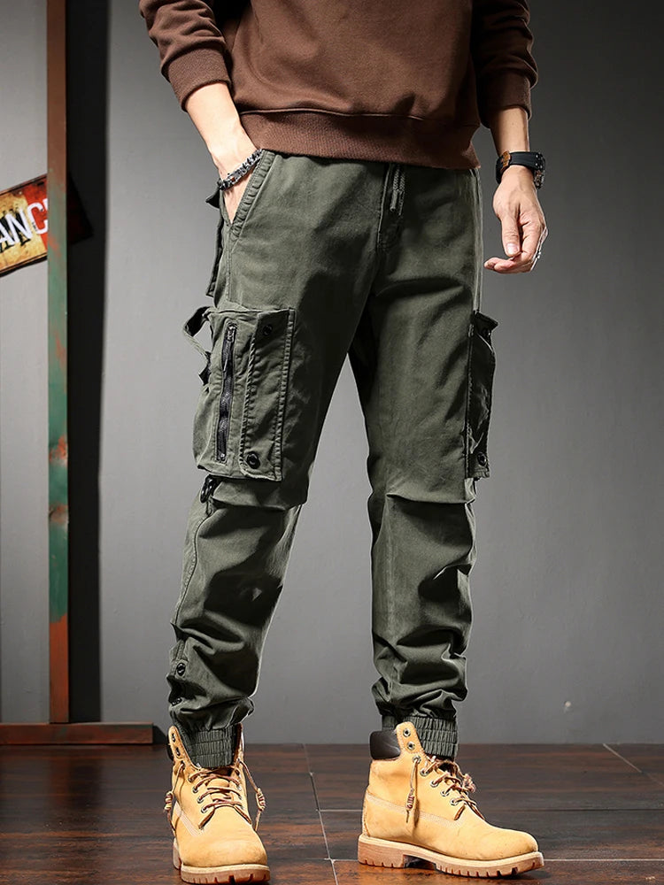 Pantaloni cargo tecnicci verde