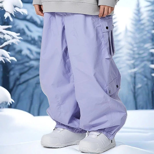 Pantaloni cargo termici blu