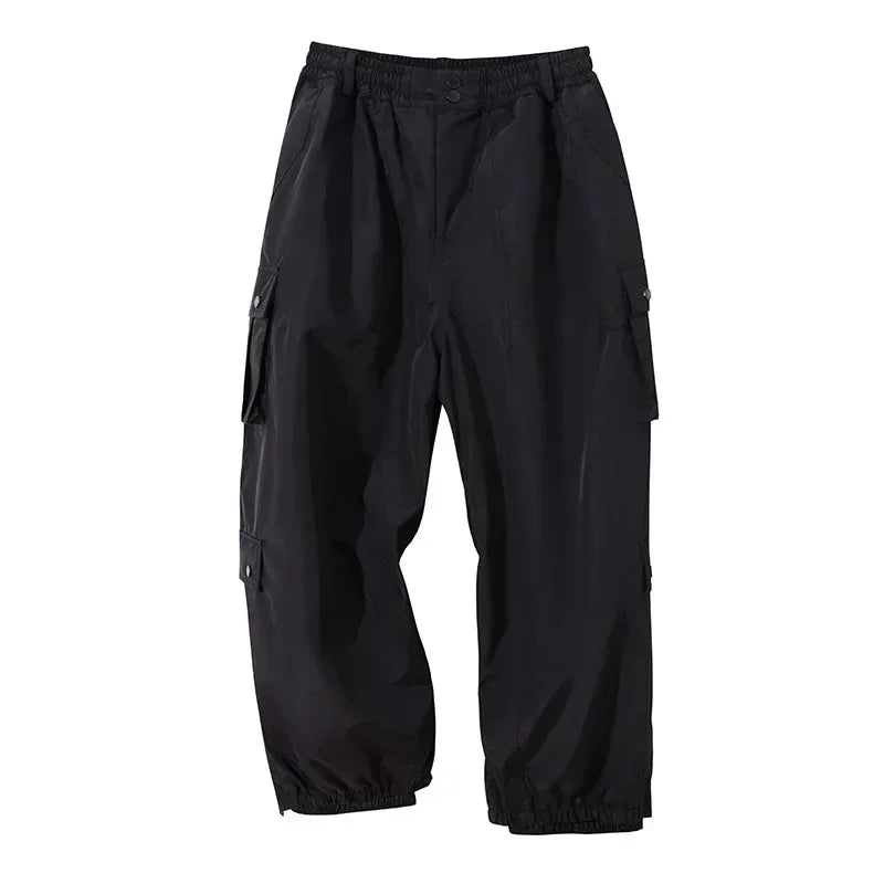 Pantaloni cargo termici nero