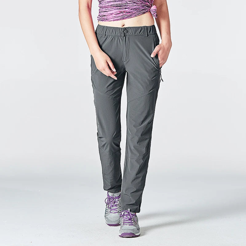 Pantaloni cargo trekking grigio