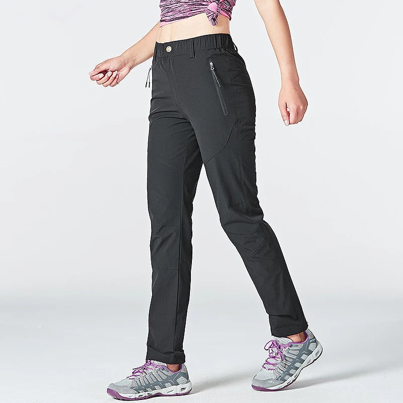 Pantaloni cargo trekking nero