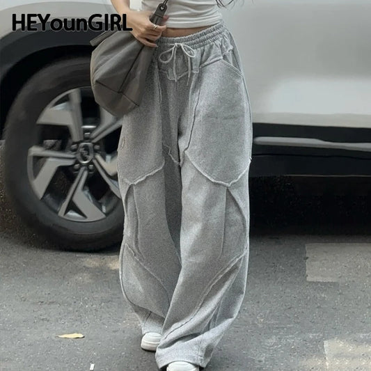 Pantaloni da jogging a gamba larga da donna