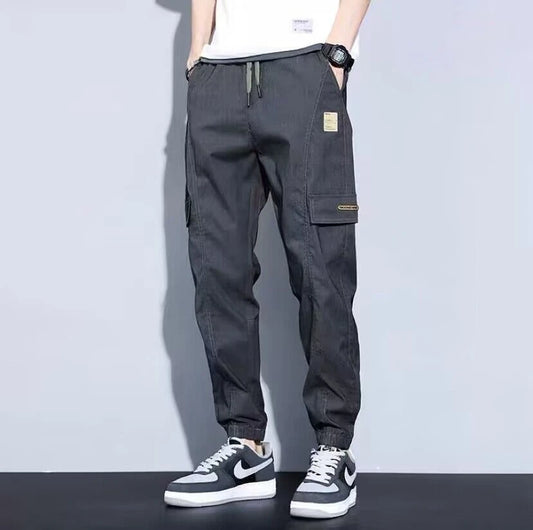 Pantaloni da lavoro cargo colore grigio