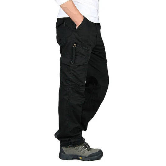 Pantaloni da lavoro cargo  uomo nero