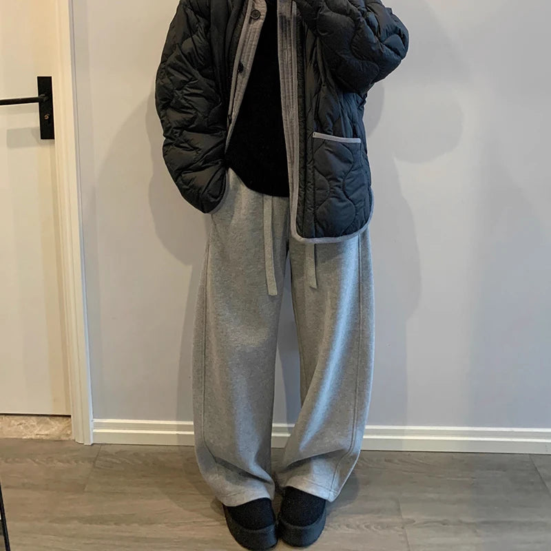 Pantaloni jogger cargo  donna colore grigio