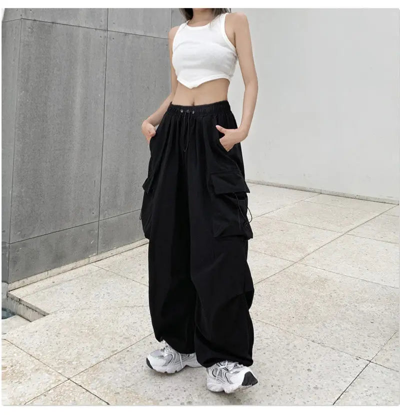 Pantaloni cargo grandi da donna