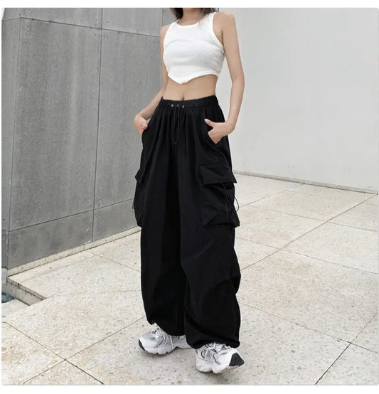 Pantaloni cargo grandi da donna