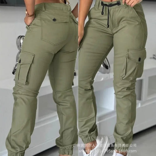 Pantaloni cargo slim fit da donna